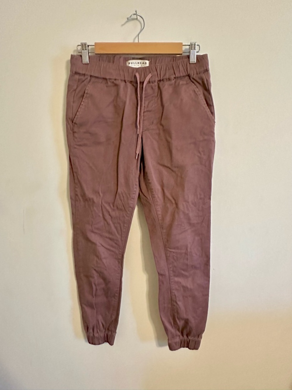 Bullhead Mauve Drawstring Joggers